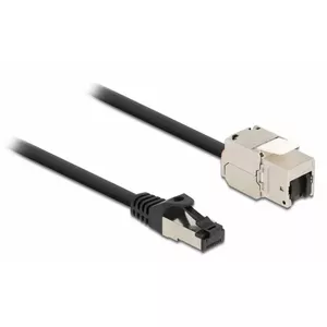 Cable RJ45 plug to Keystone Module RJ45 jack DeLOCK 87025