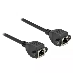 Network Cable DeLOCK Cat.6A RJ45 to RJ45 1m Black