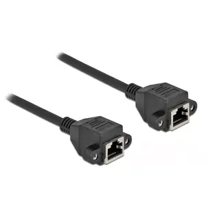Network Extension Cable DeLOCK Cat.6A 50 cm black