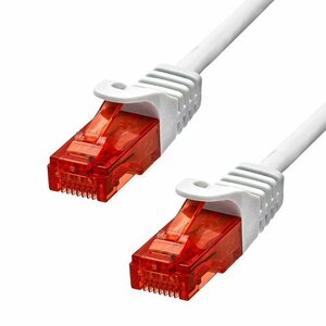ProXtend CAT6 U/UTP CU LSZH Ethernet Cable White 20CM