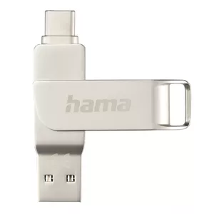 USB флеш-память Hama 256 ГБ USB Type-A USB Type-C C-Rotate Pro
