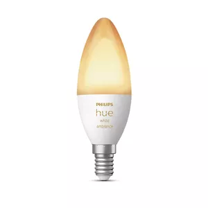 Philips Hue balts atmosfēras apgaismojums Svece – viedā spuldze E14