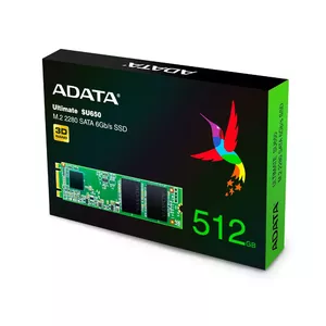 SSD диск ADATA 512 ГБ M.2 Serial ATA III 3D NAND Ultimate SU650