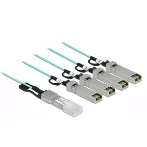 Active Optical Cable QSFP+ to 4 x SFP+ 10 m DeLOCK 84073