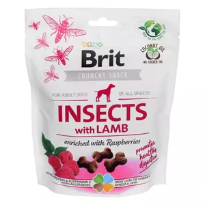 Лакомство для собак Brit Insect & Lamb 200 г — угощение с насекомыми и ягненком