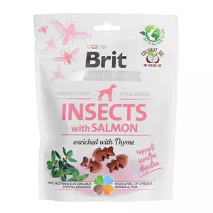 Корм для собак Brit Insect & Salmon 200 г — гипоаллергенный рецепт с белком насекомых и лососем