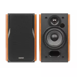 Edifier R1380T 2.0 stereo skaļruņu sistēma, 42W RMS, vadu un bezvadu savienojums, koka krāsa