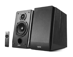 Акустическая система Edifier 2.1 R1855DB — 70 Вт RMS, Bluetooth и проводное подключение, чёрная