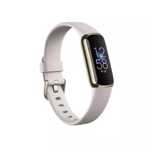 Fitbit Luxe Bundle AMOLED Aktivitāšu sensora aproce Zelts, Balts