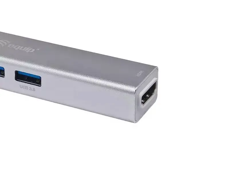 USB-C 5 в 1 Многофункциональный адаптер Equip Photo 7