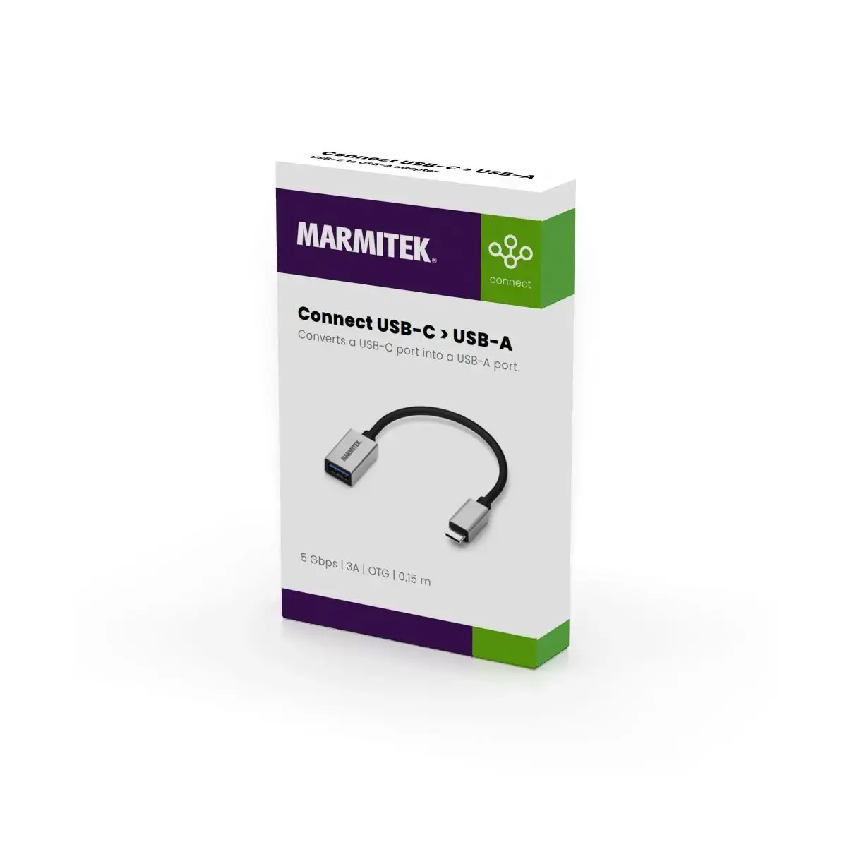 Marmitek Connect USB C to USB-A adapteris Photo 7