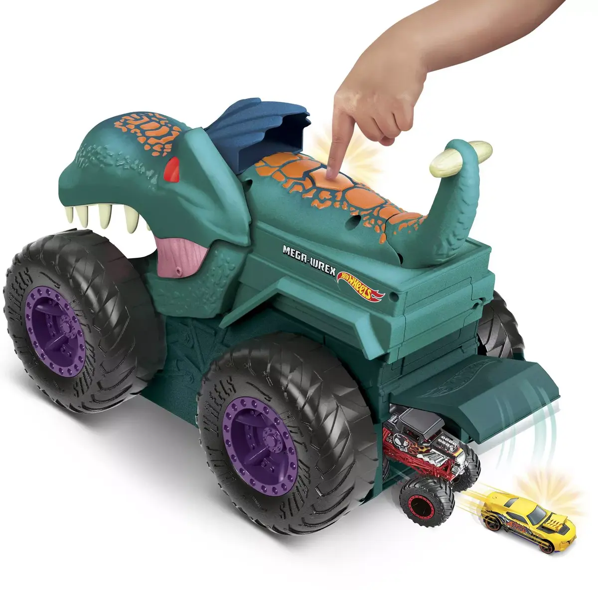 Transportlīdzekļu komplekts Hot Wheels Monster Trucks Car Chompin' Mega-Wrex Photo 8