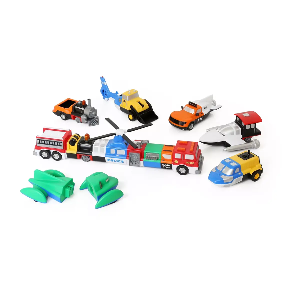 Набор транспортных средств Popular Playthings Magnetic Mix or Match Photo 2