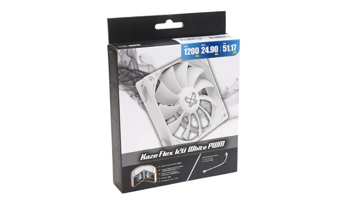 Вентилятор Scythe Kaze Flex KF1225FD12W-P Photo 6