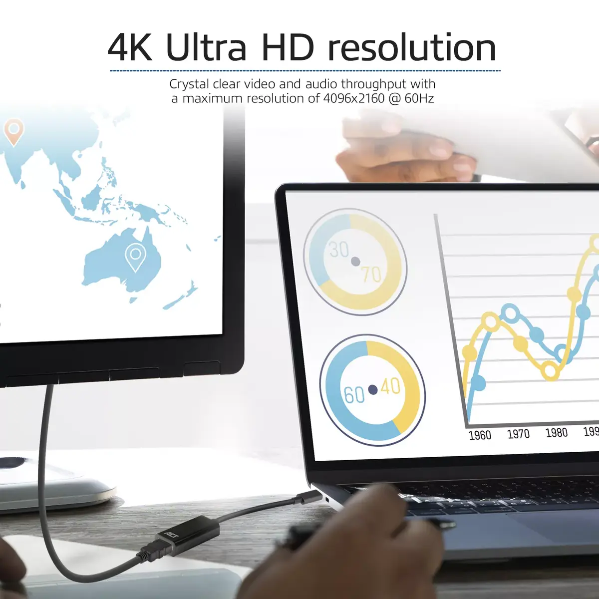 USB-C uz HDMI adapteris ACT AC7305 Photo 7