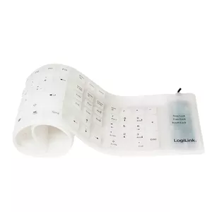 Клавиатура LogiLink ID0018A Universal USB QWERTZ German White