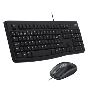 Keyboard and Mouse Set Logitech Desktop MK120