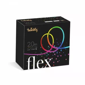 Twinkly  Flex 200L RGB Flex Led Lenta, 2 metrus garš Start Kit, melns, BT+WiFi, Gen II, IP20