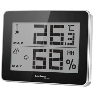 Technoline WS 9450 digital weather station Black, Silver Battery