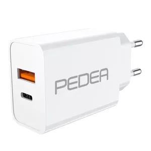 Mobile device charger PEDEA 60040100 Universal White AC Fast charging Indoor