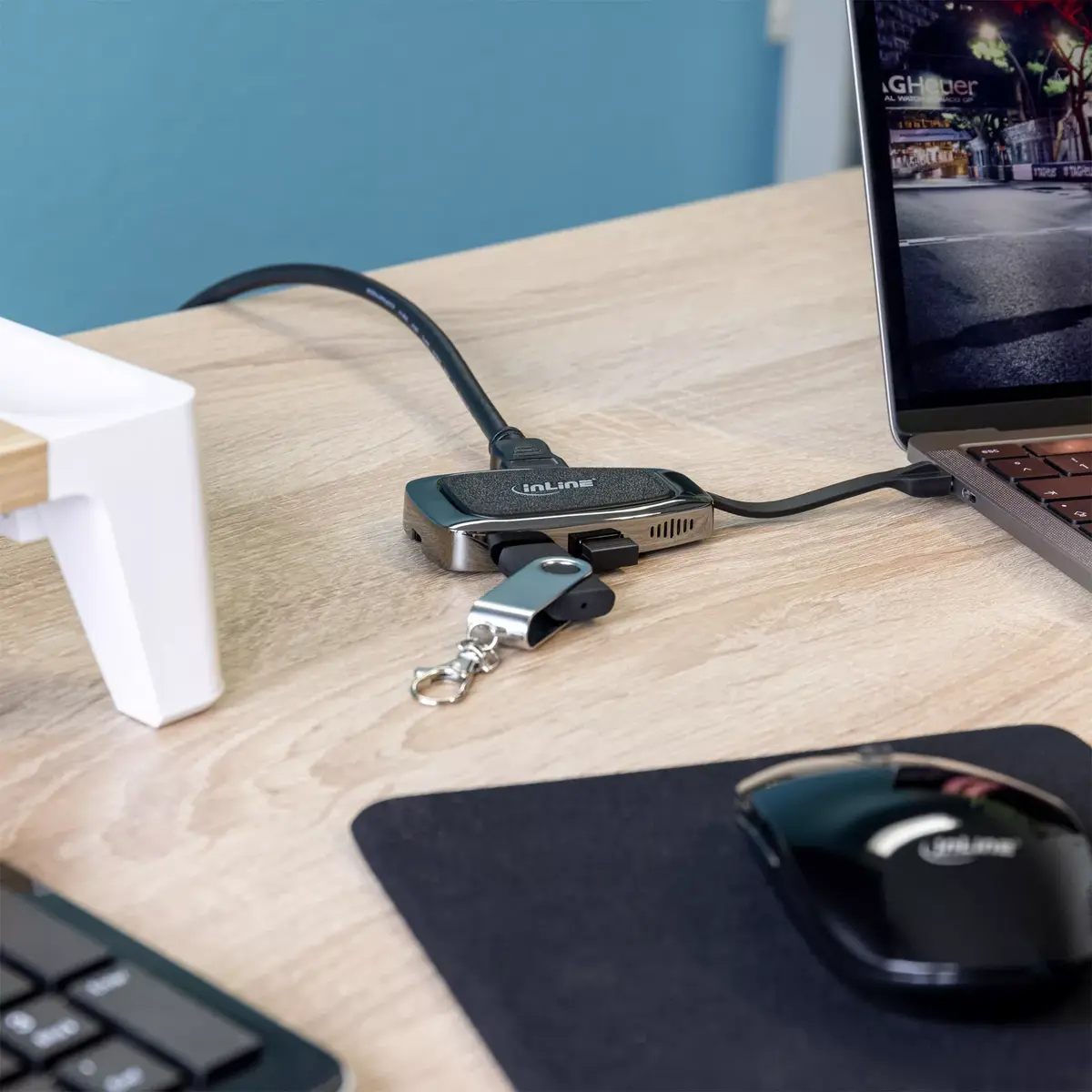 USB Hub InLine USB 3.2 Gen. 2 Multi Hub Photo 5