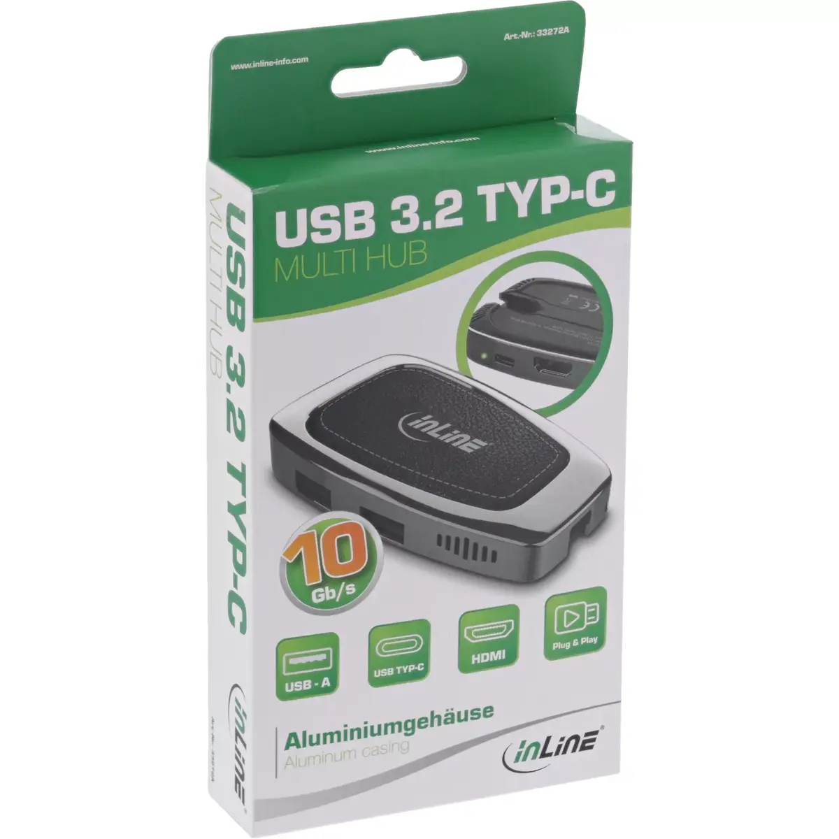 USB Hub InLine USB 3.2 Gen. 2 Multi Hub Photo 6