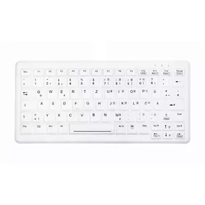 Keyboard Active Key AK-C4110F Medical USB QWERTZ German White