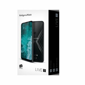 Kruger & Matz Live 9 16,5 cm (6.5") Dual SIM 4G USB-C  4 GB 64 GB 5000 mAh Black