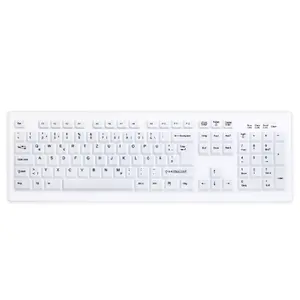 Active Key AK-C8100 Keyboard Medical RF Wireless QWERTZ German White