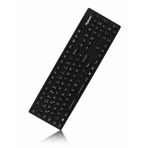 Keyboard KeySonic KSK-8030 IN UK USB QWERTZ Black