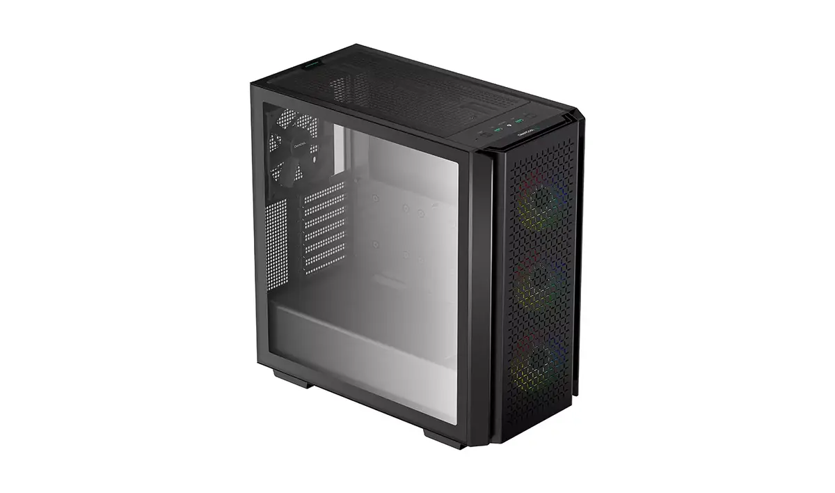 Datora korpuss DeepCool CG560 Midi Tower Black Photo 3