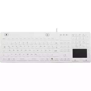 Keyboard Renkforce iM-IKB110-WH Industrial USB QWERTZ German Black White
