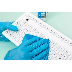 Klaviatūra GETT TKG-086-IP68-WHITE USB QWERTZ
