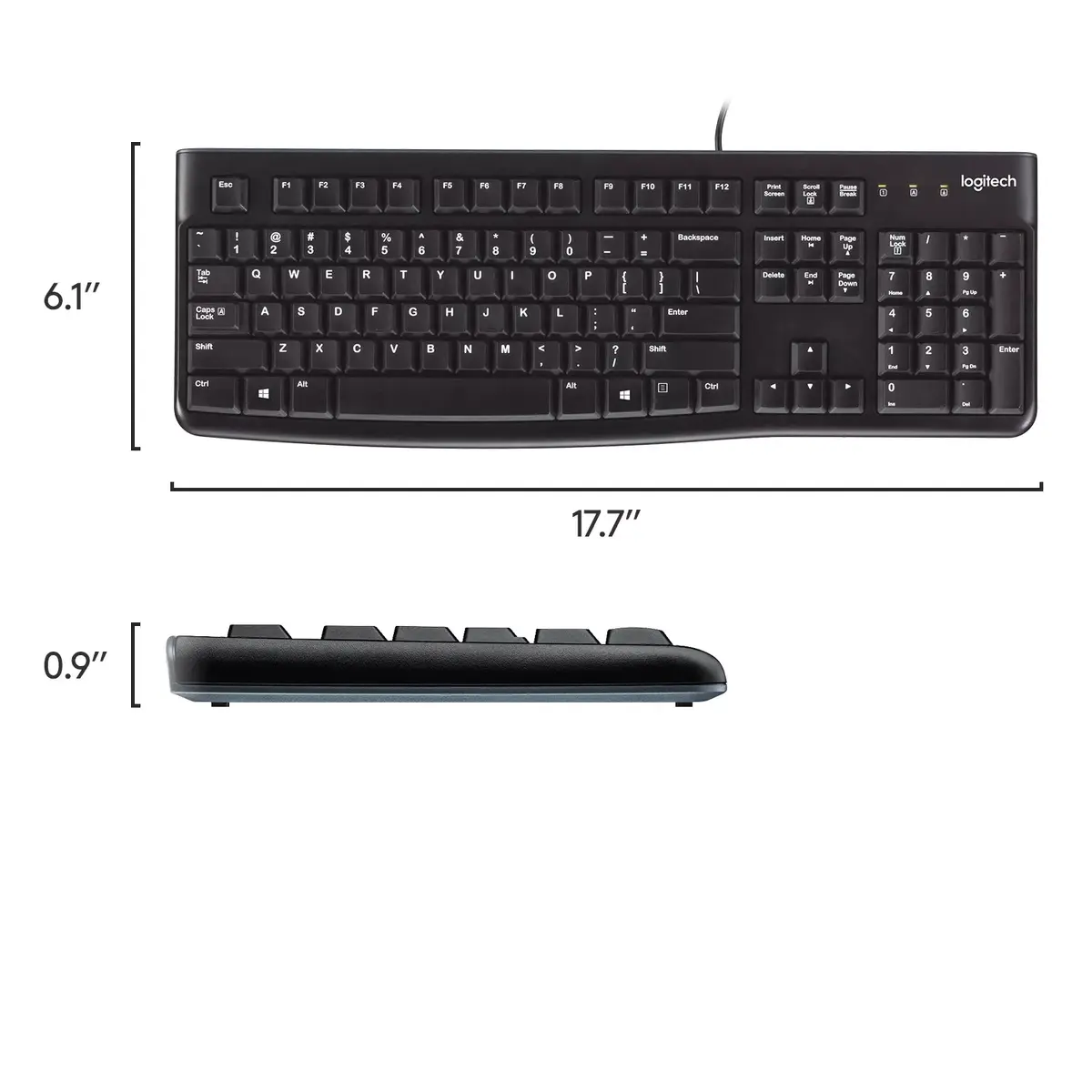Klaviatūra Logitech K120 Photo 11