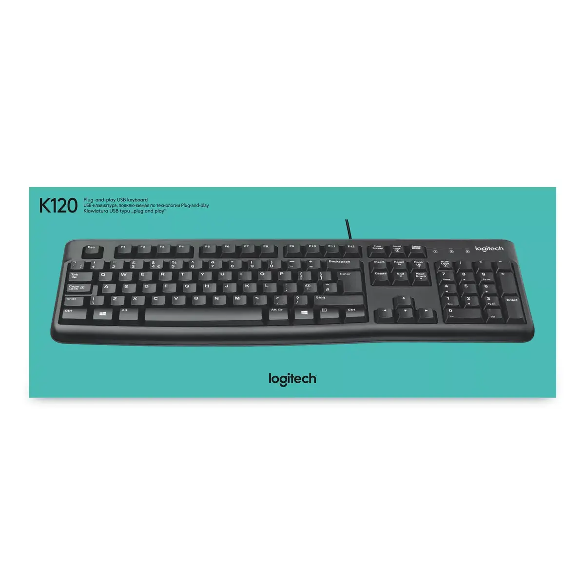 Klaviatūra Logitech K120 Photo 17