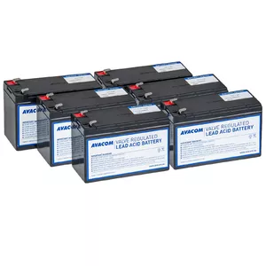 Akkumulatoru komplekts AVACOM AVA-RBP06-12072-KIT priekš UPS, savietojams ar CyberPower, EATON, Effekta, Legrand
