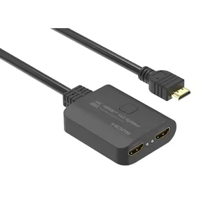 HDMI mini splitter PREMIUMCORD khsplit2h — 2‑port 4Kx2K@60Hz HDMI splitter, HDCP 2.2 support