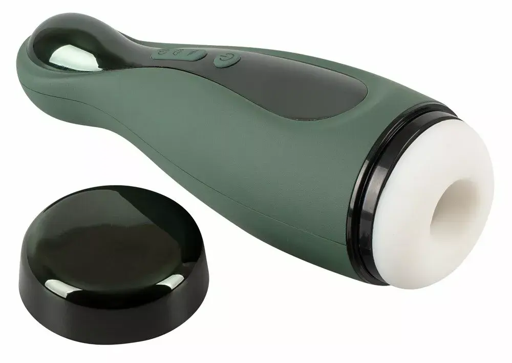 Мастурбатор Rebel Silicone Black — всасывание и вибрация Photo 2
