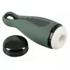 Мастурбатор Rebel Silicone Black — всасывание и вибрация Photo 2