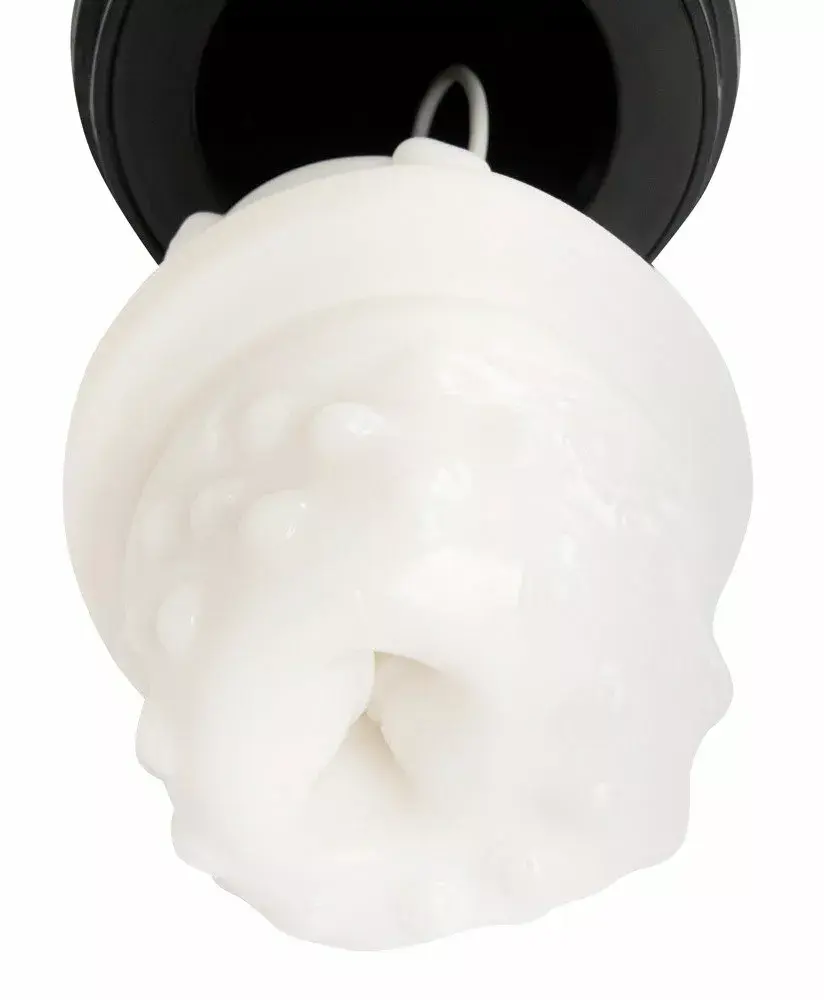 Мастурбатор Rebel Silicone Black — всасывание и вибрация Photo 7
