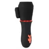 Glansa masturbators Rebel Silicone Black — 2 motori, 10 režīmi Photo 3
