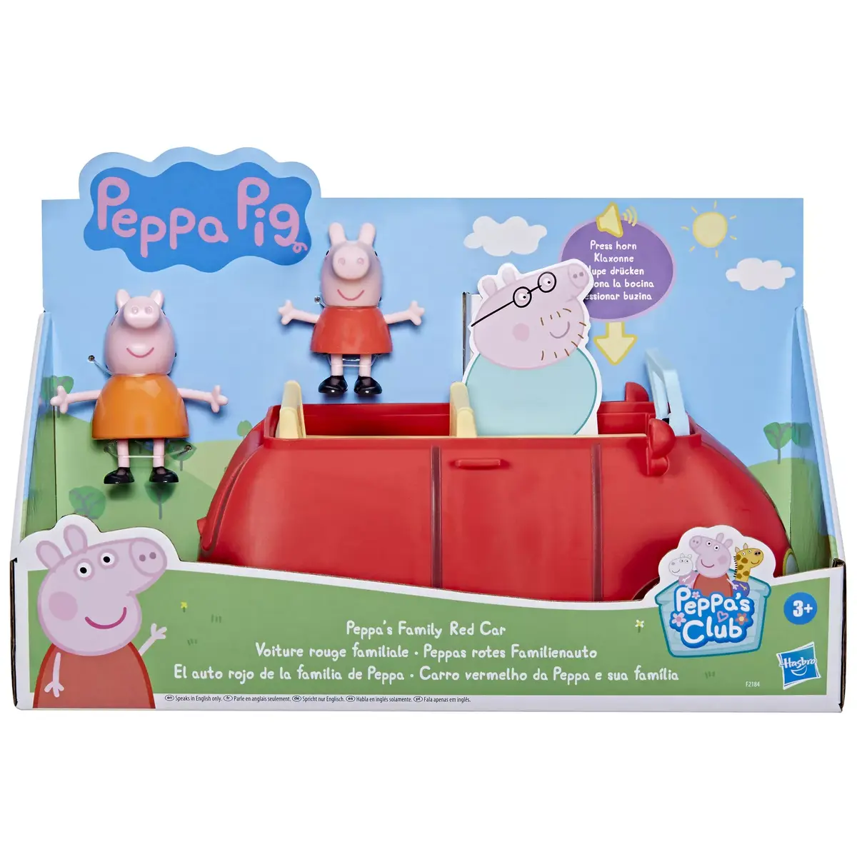 Car Hasbro Peppa Pig Peppa's Family Red Car Photo 5