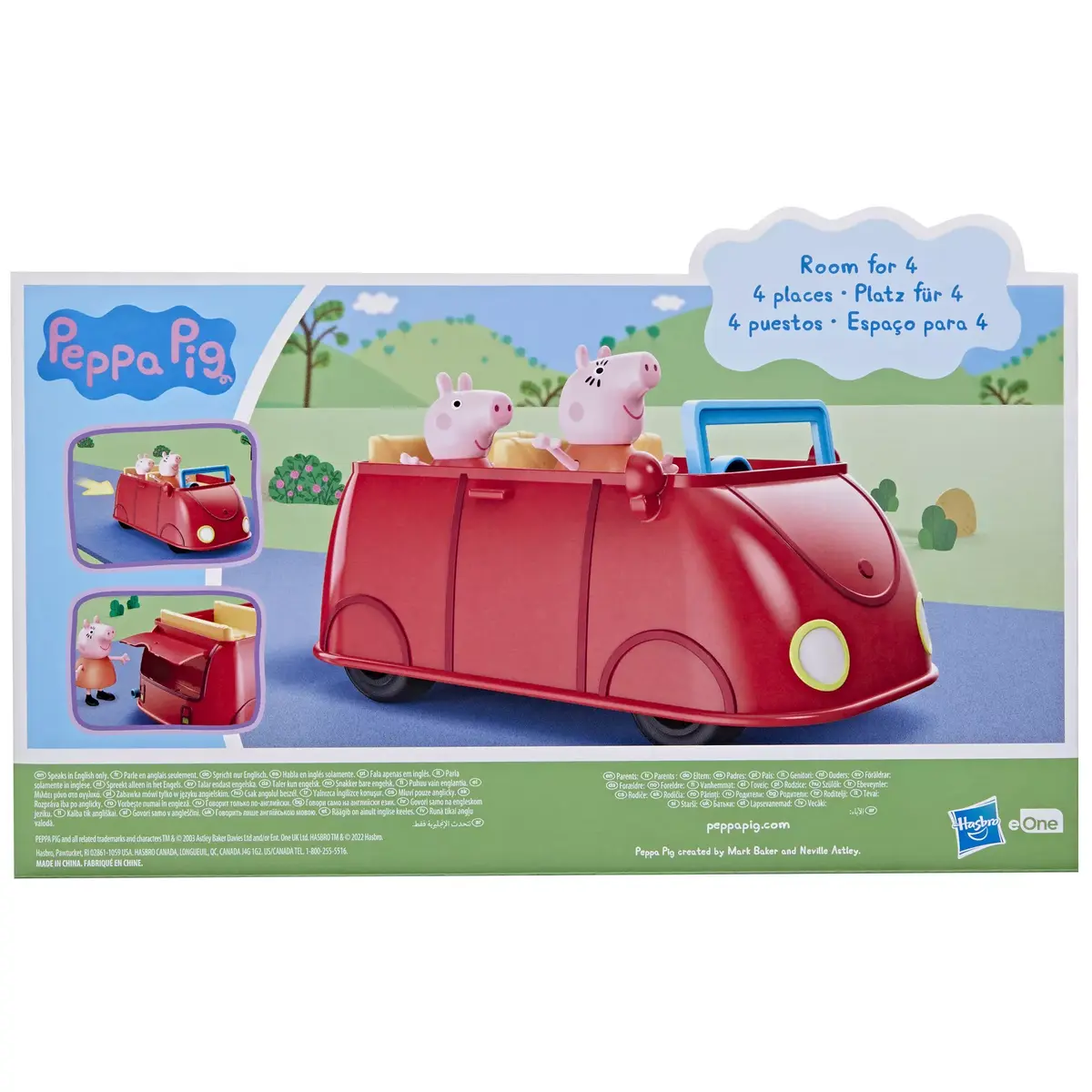 Car Hasbro Peppa Pig Peppa's Family Red Car Photo 6