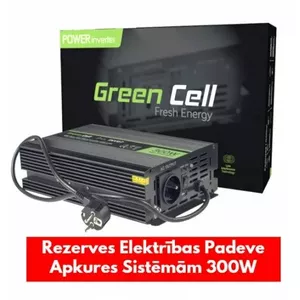Инвертор Green Cell Inverter-300-Green 300 Вт чистая синусоида, настенное исполнение UPS