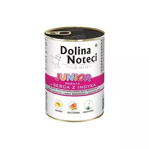Mitrs suņu barība dolina noteci Karma DNP JUNIOR Bogata w Serca z Indyka 400 g (kucēnu pāte)