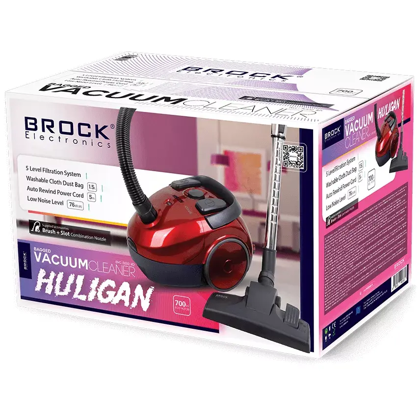 Пылесос Brock Electronics BVC 5002 RD Photo 2