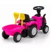 Riteņkrēsls milly mally T7 traktors (rožains) Photo 2