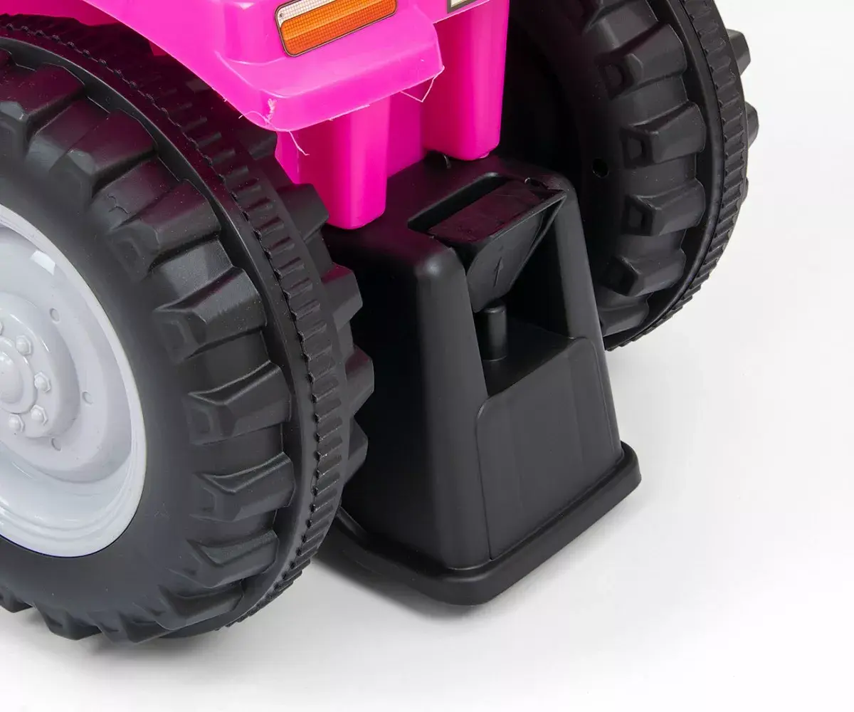Riteņkrēsls milly mally T7 traktors (rožains) Photo 5