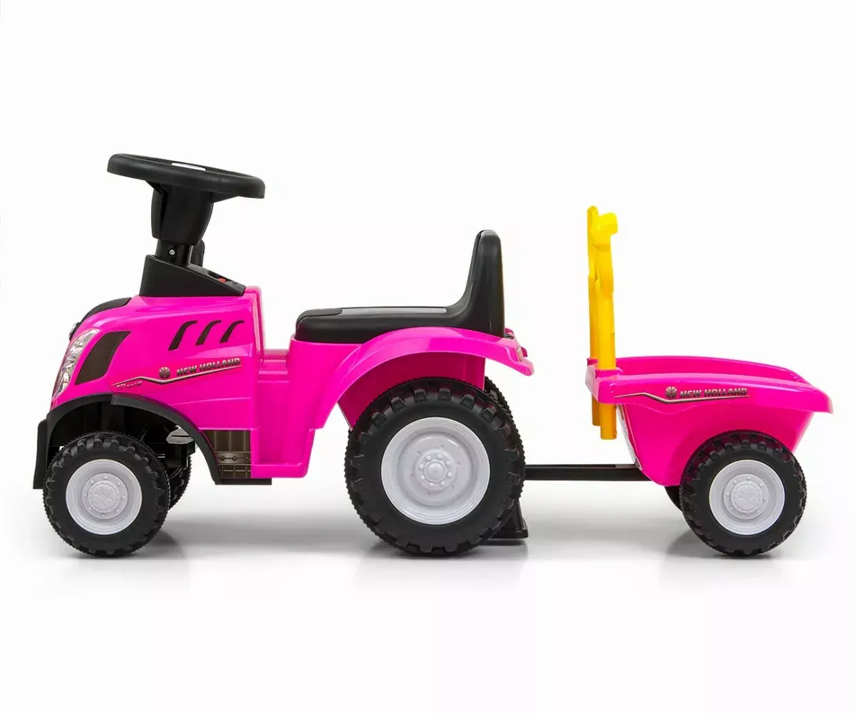 Riteņkrēsls milly mally T7 traktors (rožains) Photo 9