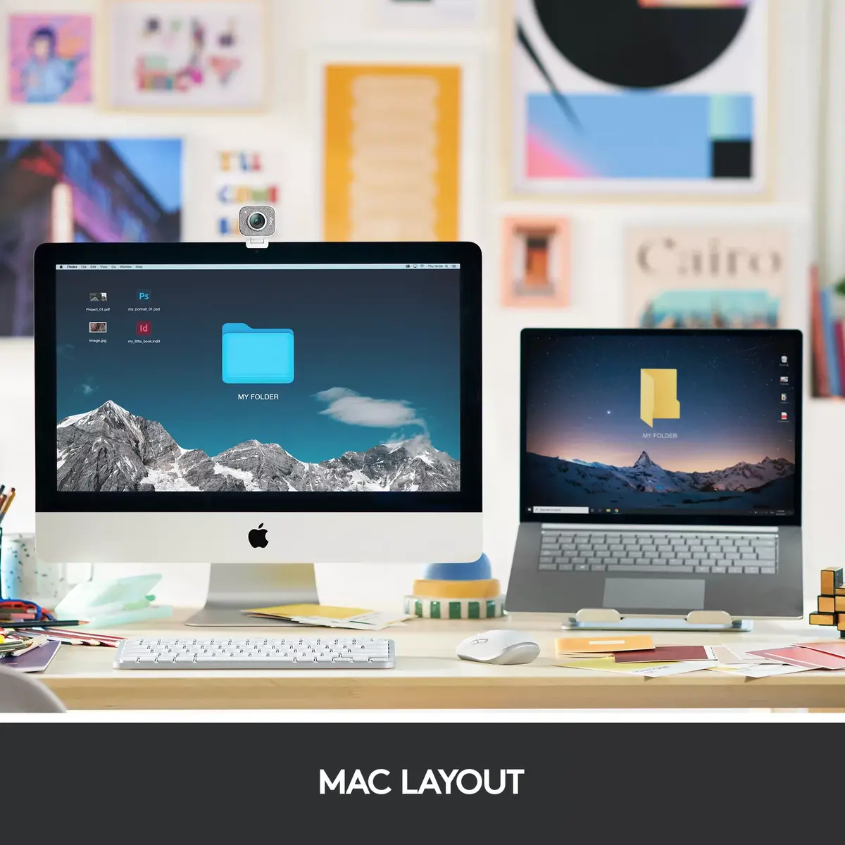 Bezvadu tastatūra Logitech MX Keys Mini Mac Photo 2